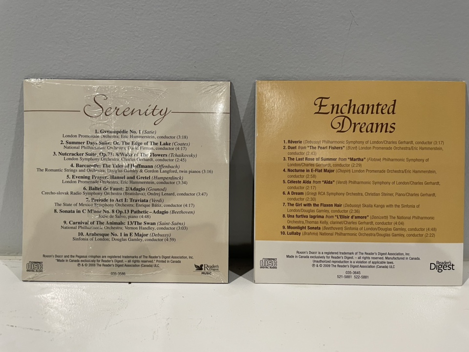 #freecycle Reader's Digest Serenity and Enchanted Dreams CDs - photo 2