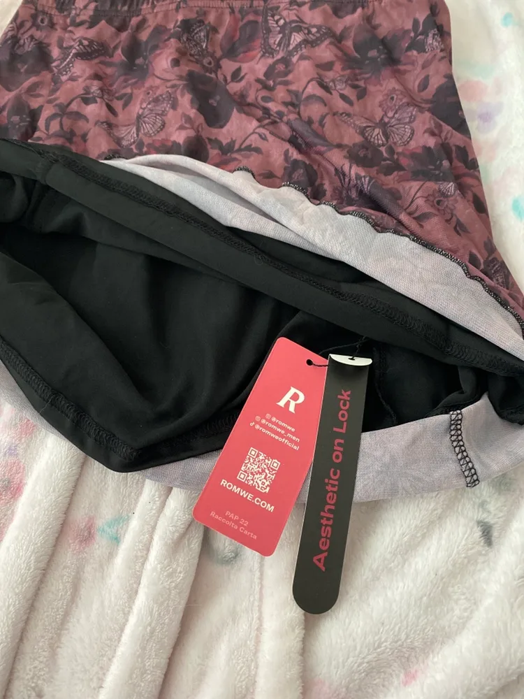 ROMWE Floral Skirt image indicator(2)