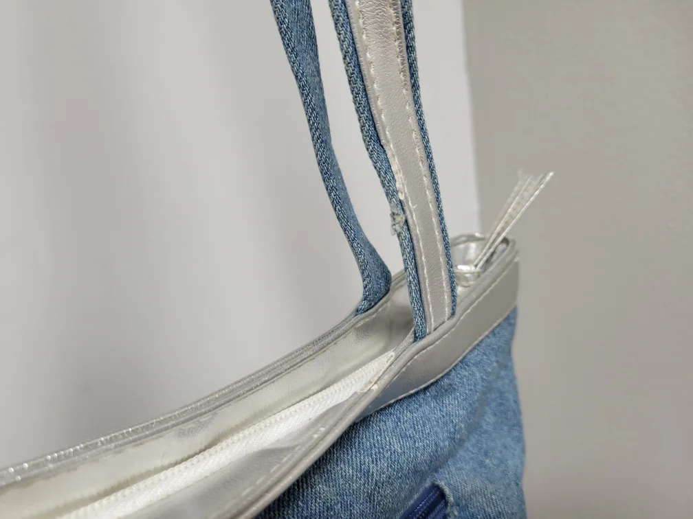 Blue Denim Handbag image indicator(2)