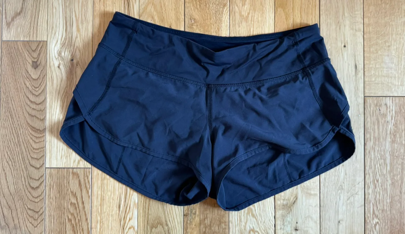 Lululemon black speed shorts thumbnail