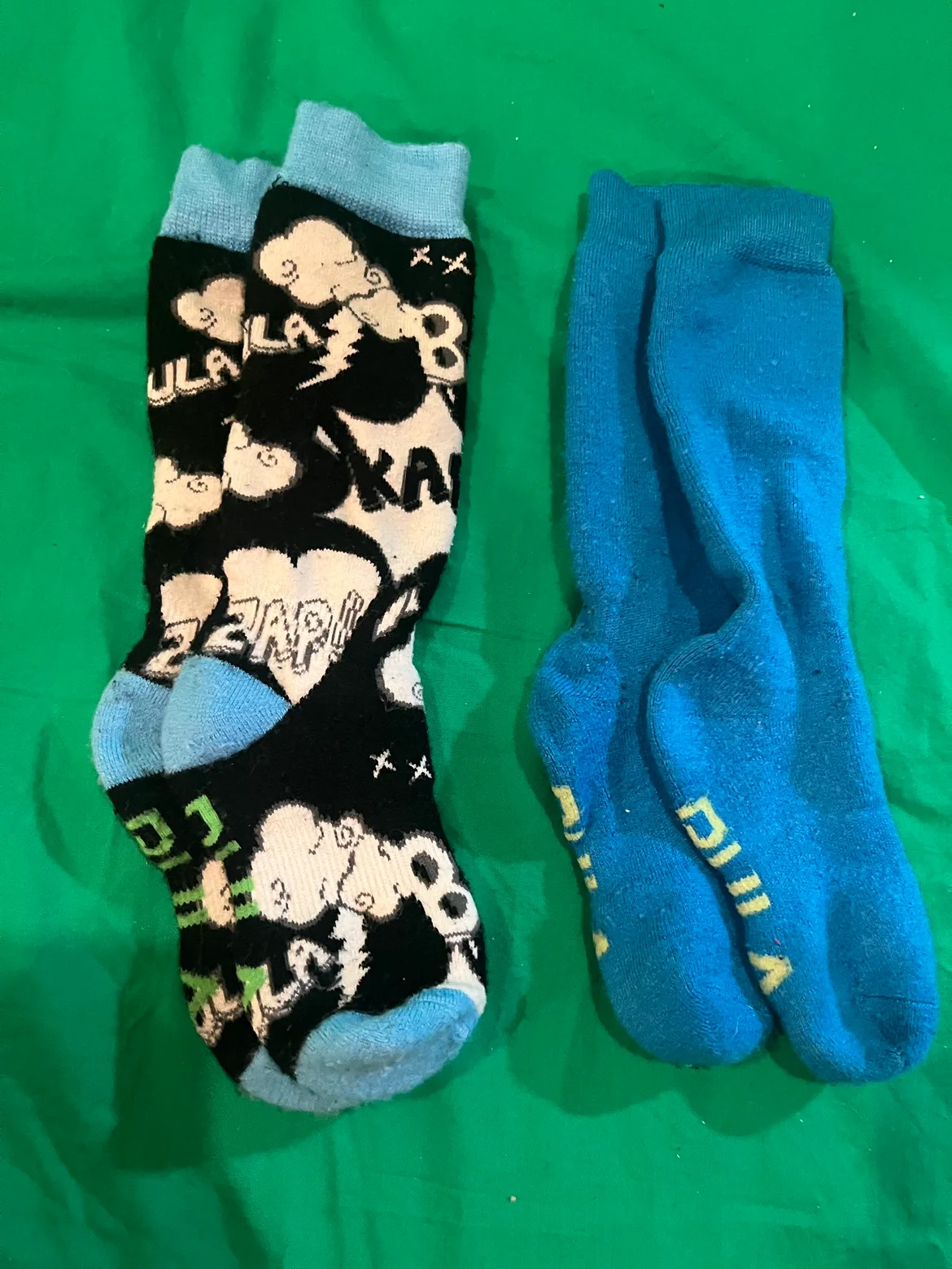 3 pairs of boys BULA KIDS ski Merino Wool socks - 9-11.5 kids image indicator(3)