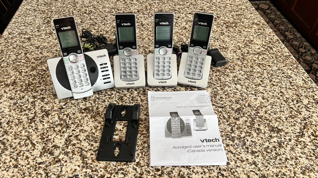 VTech 4 Handset Cordless Phone System image indicator(2)