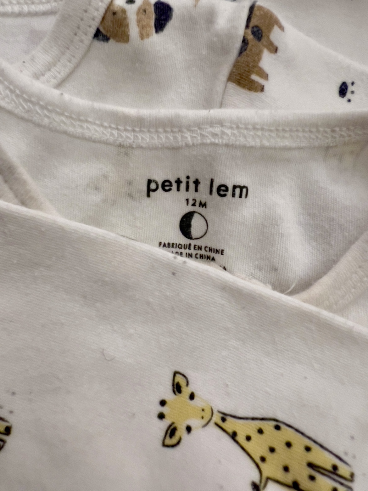 Petit Lem 12-months Footed Pajamas - photo 2