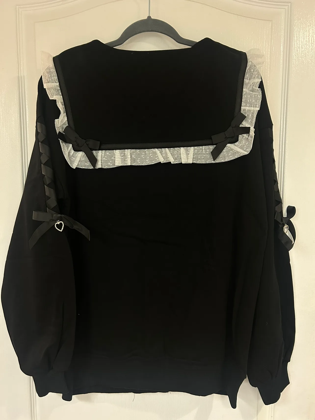 Japanese Black Sailor Collar Cardigan image indicator(9)