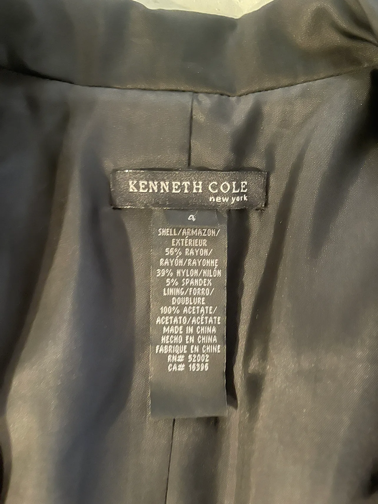 Kenneth Cole black Blazer 🧡 image indicator(2)