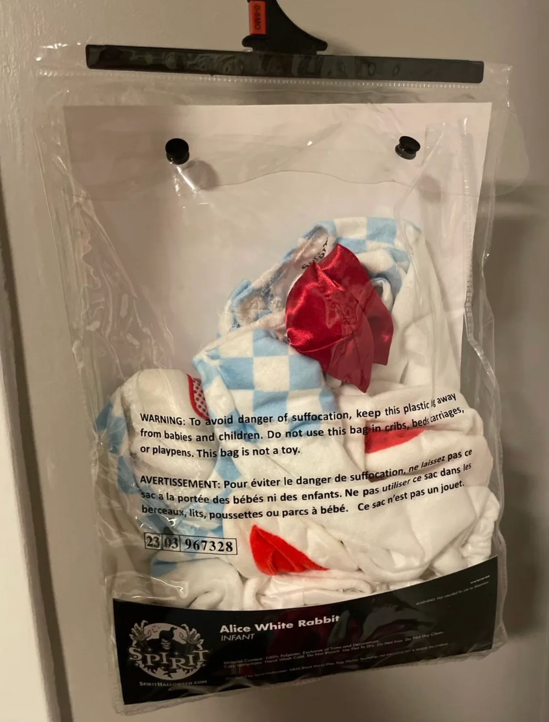 White Rabbit Costume - Baby image indicator(4)