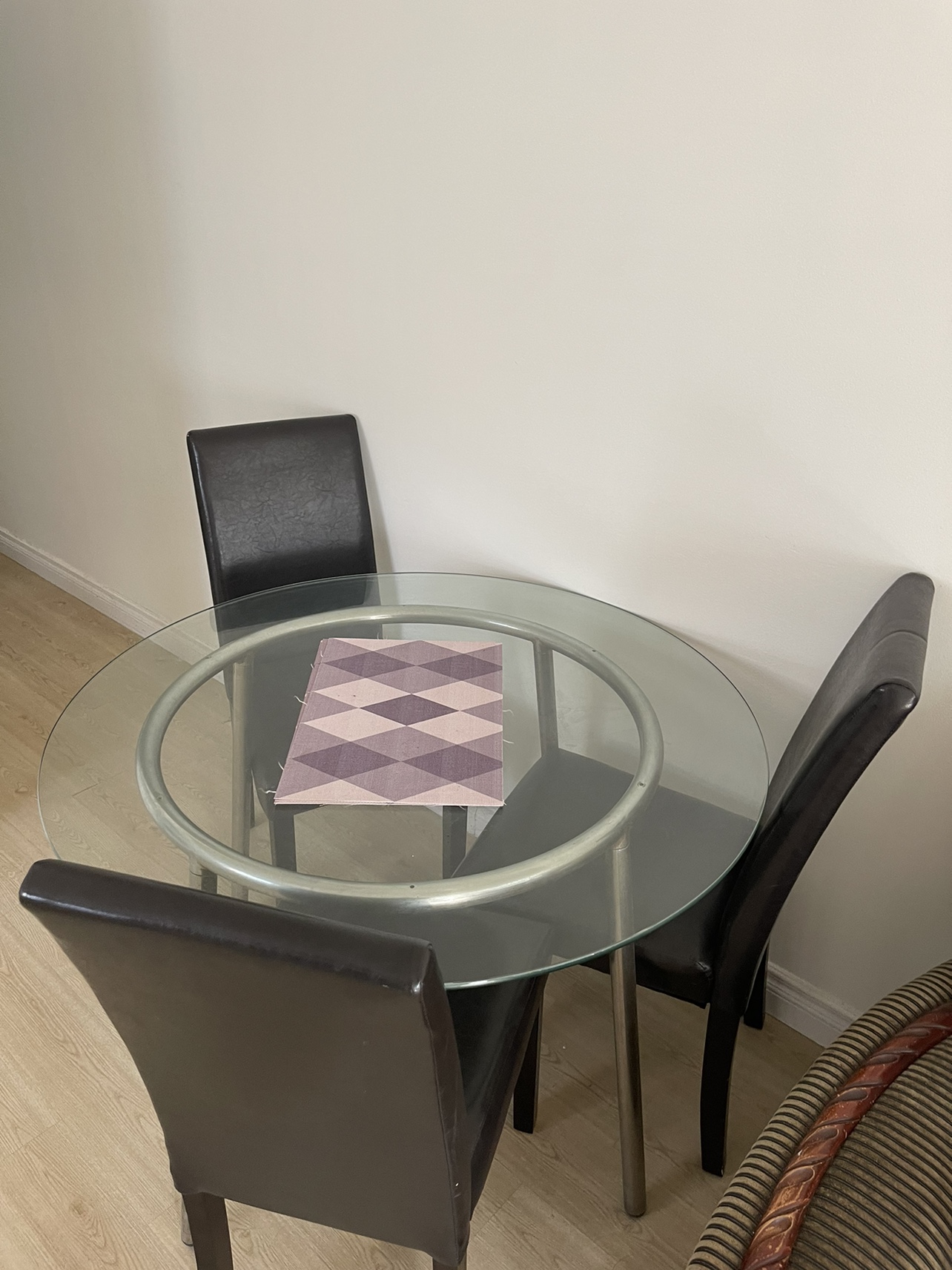 Glass Dining Table and Three Chairs - photo 4