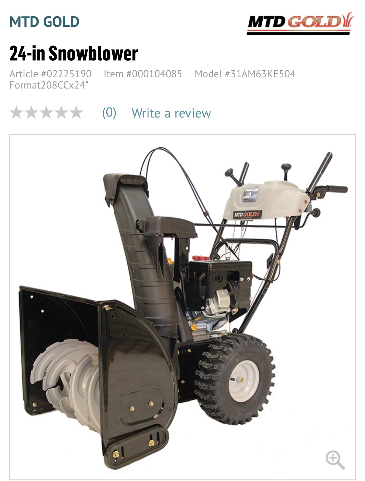 Snowblower
