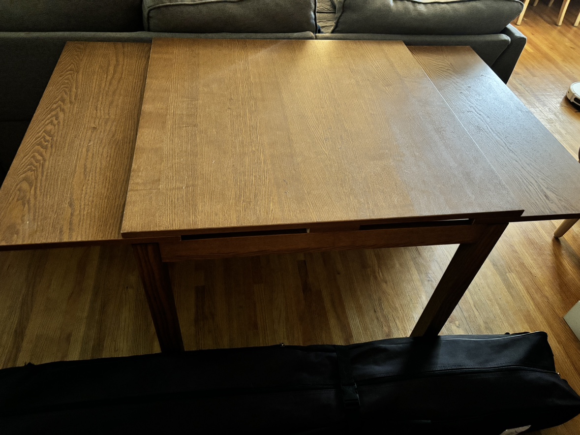 Dining Table with self storing leaves 🧡 - photo 3