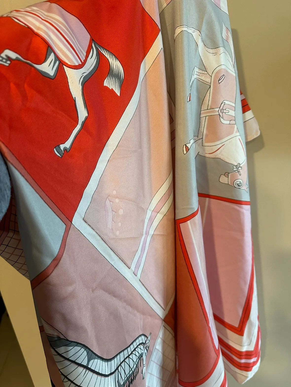 Vintage Horse Silk Scarf image indicator(3)