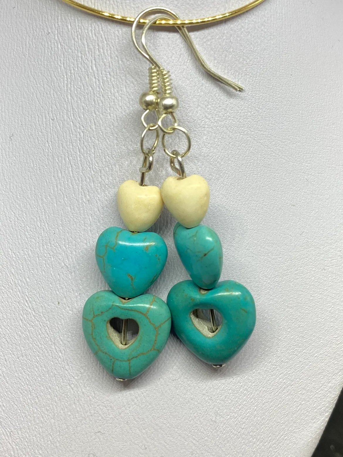 Heart Dangle Earrings image indicator(2)
