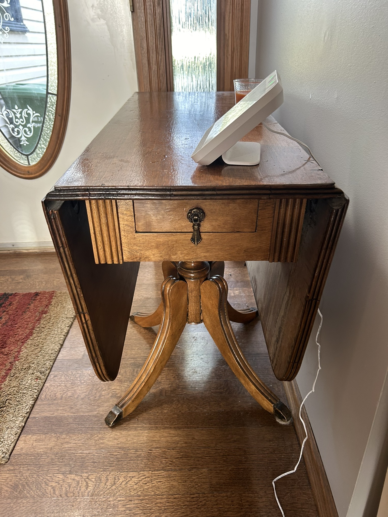 Antique Drop Leaf Table - photo 2