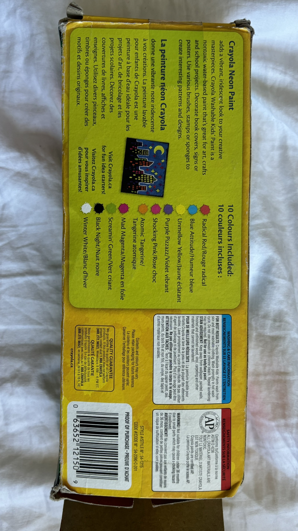 Crayola Washable Kids Paint Neon 10 colours - photo 2