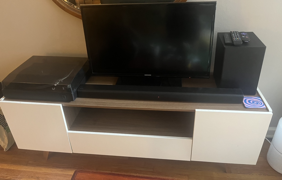 Modern tv console credenza