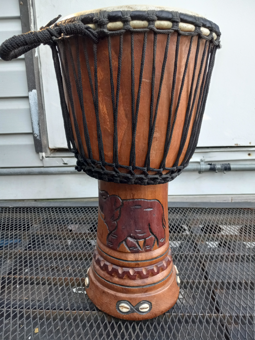 African Djembe Drum - photo 3