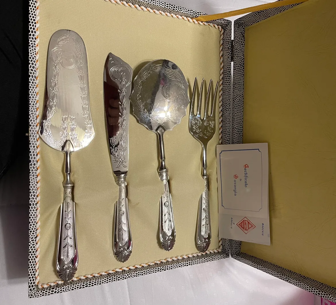 Vintage 800 Silver Serving Set thumbnail
