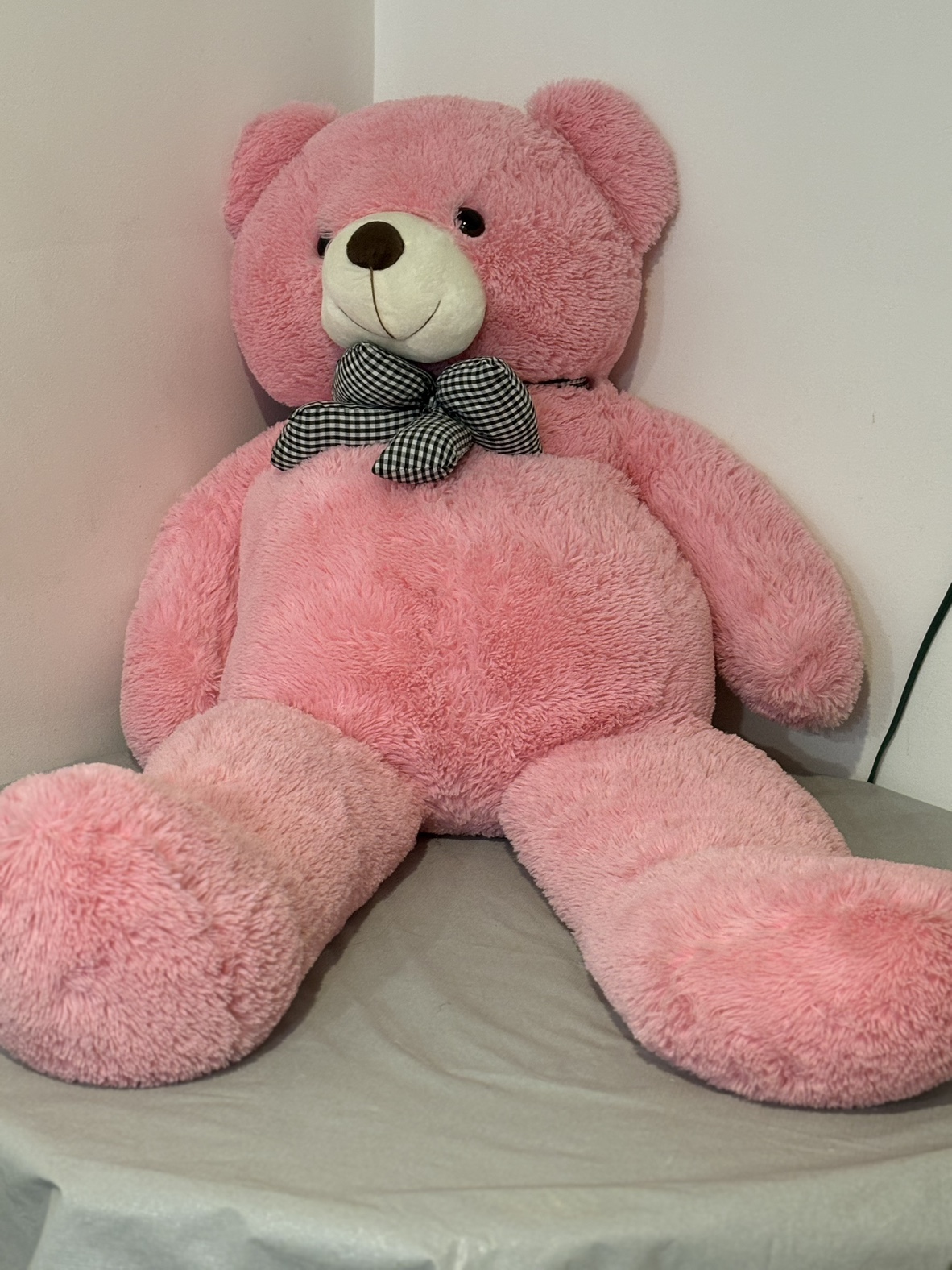 Large Pink Plush Teddy Bear - photo 5