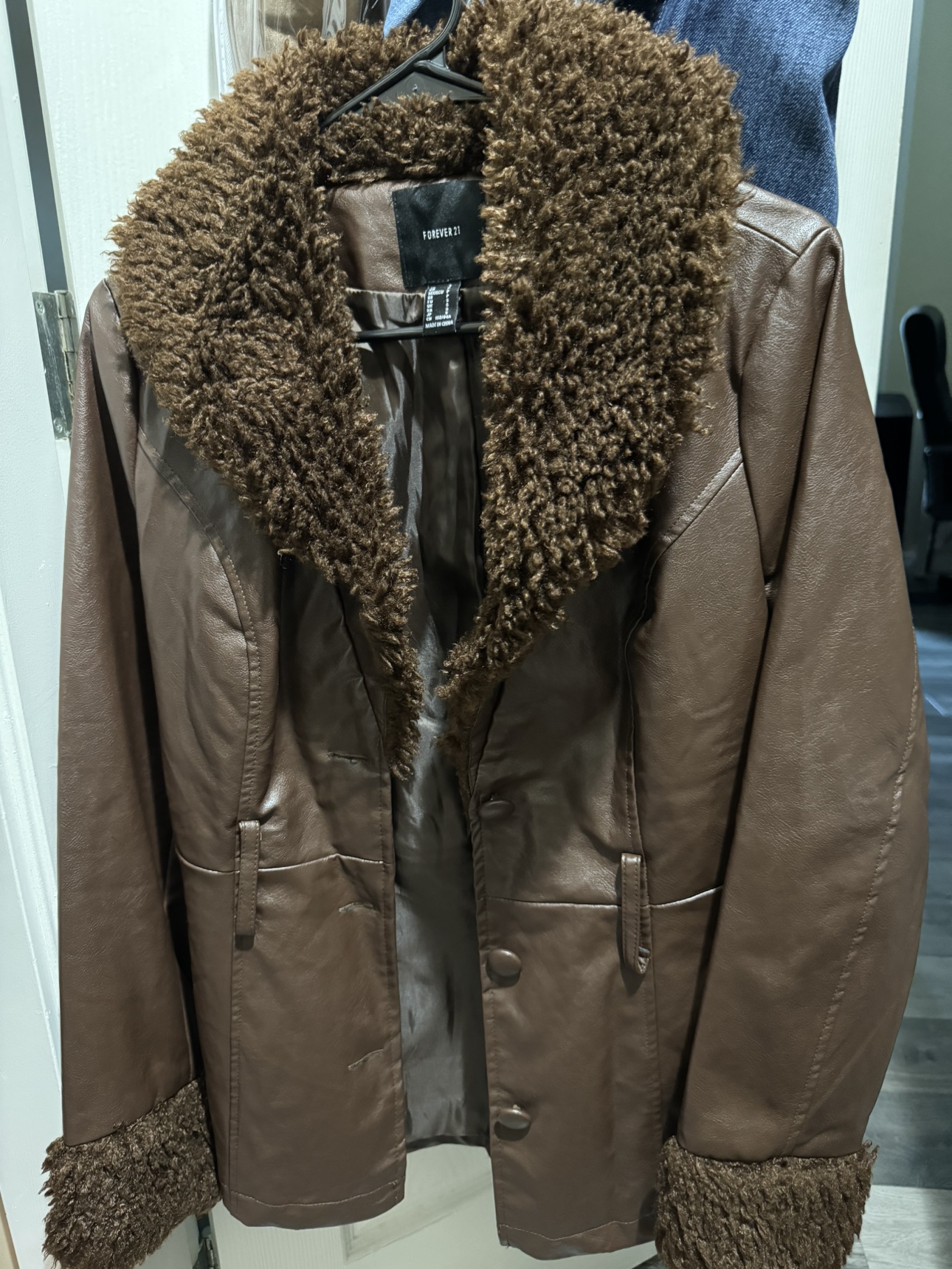 Small brown coat Forever 21