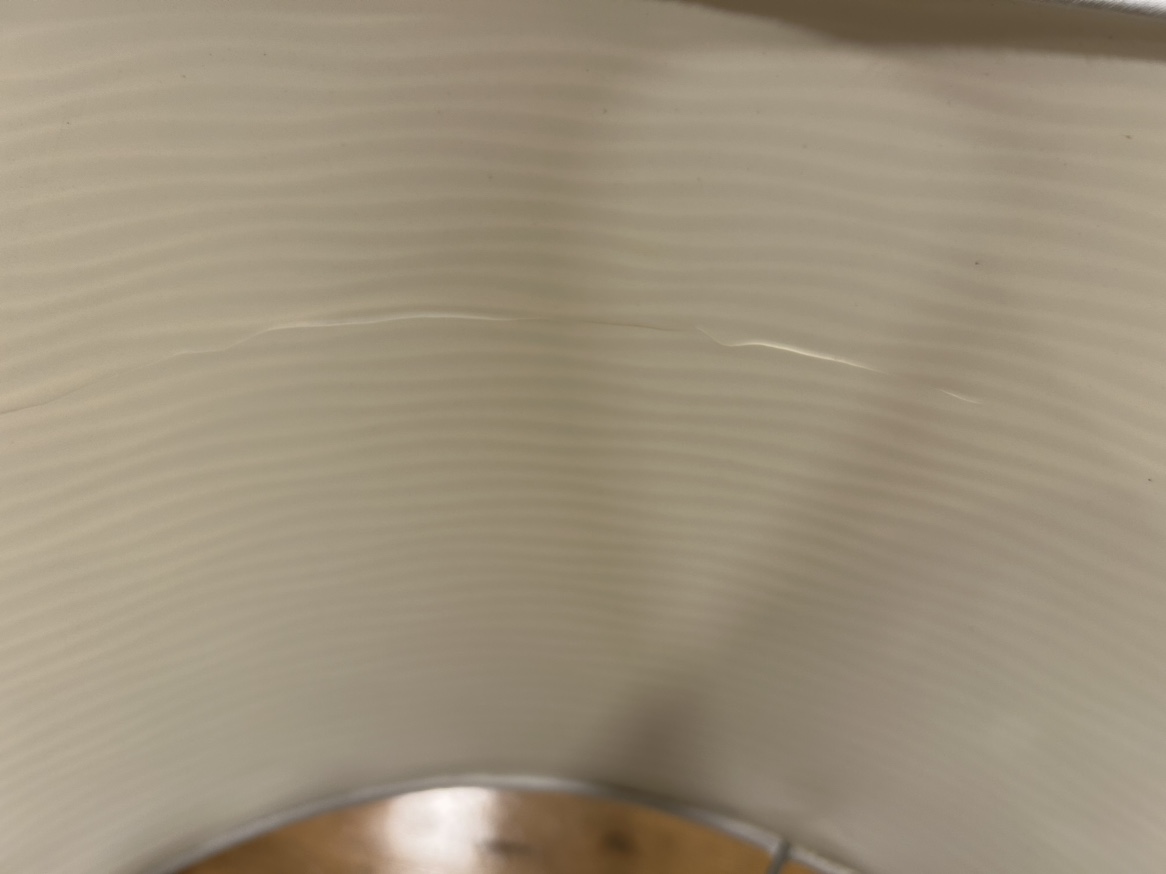 Pair of White Ceramic Lamps - photo 3