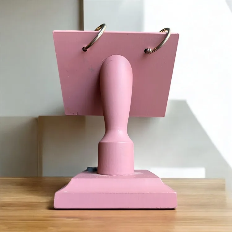 Vintage Pink Wood Country Craft Encouraging Words Pedestal image indicator(4)