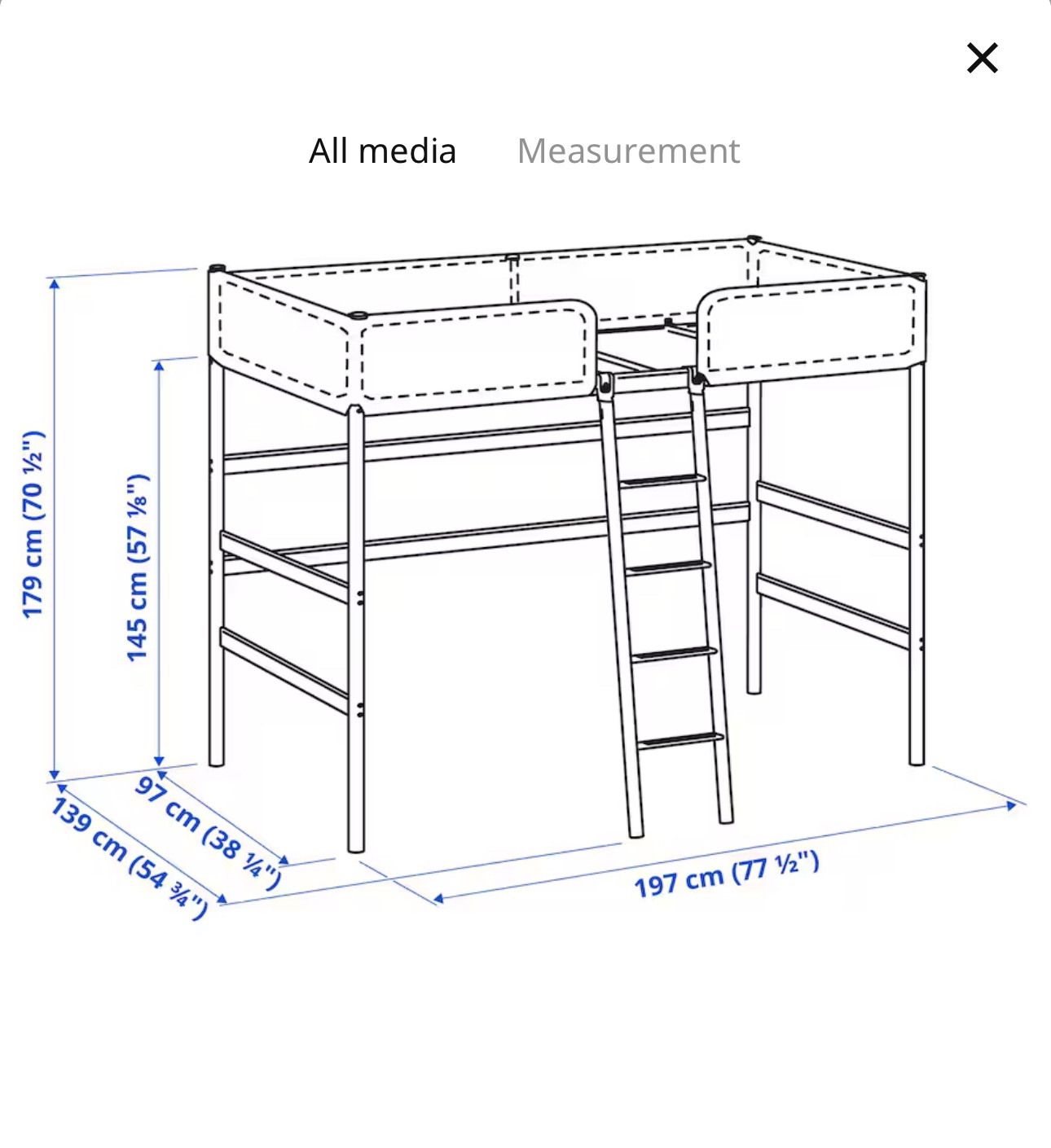 Metal Loft Twin Bed Frame - photo 3