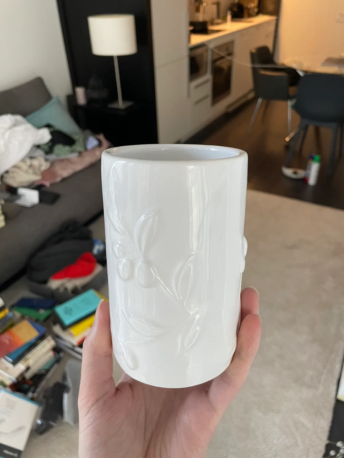 Ceramic Toothbrush / utensils Holder (original price 8.90$) thumbnail