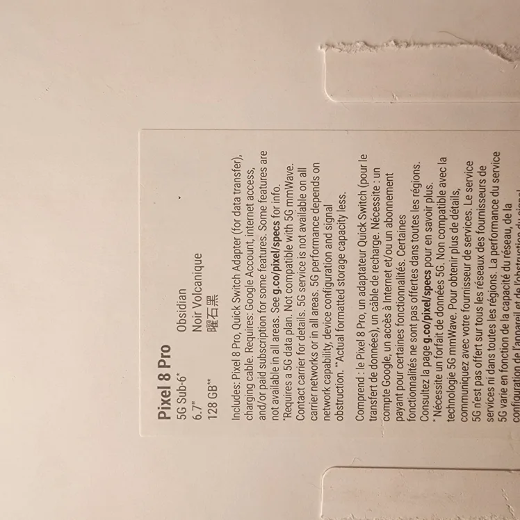 Unlocked Google Pixel 8 Pro (+case) image indicator(4)