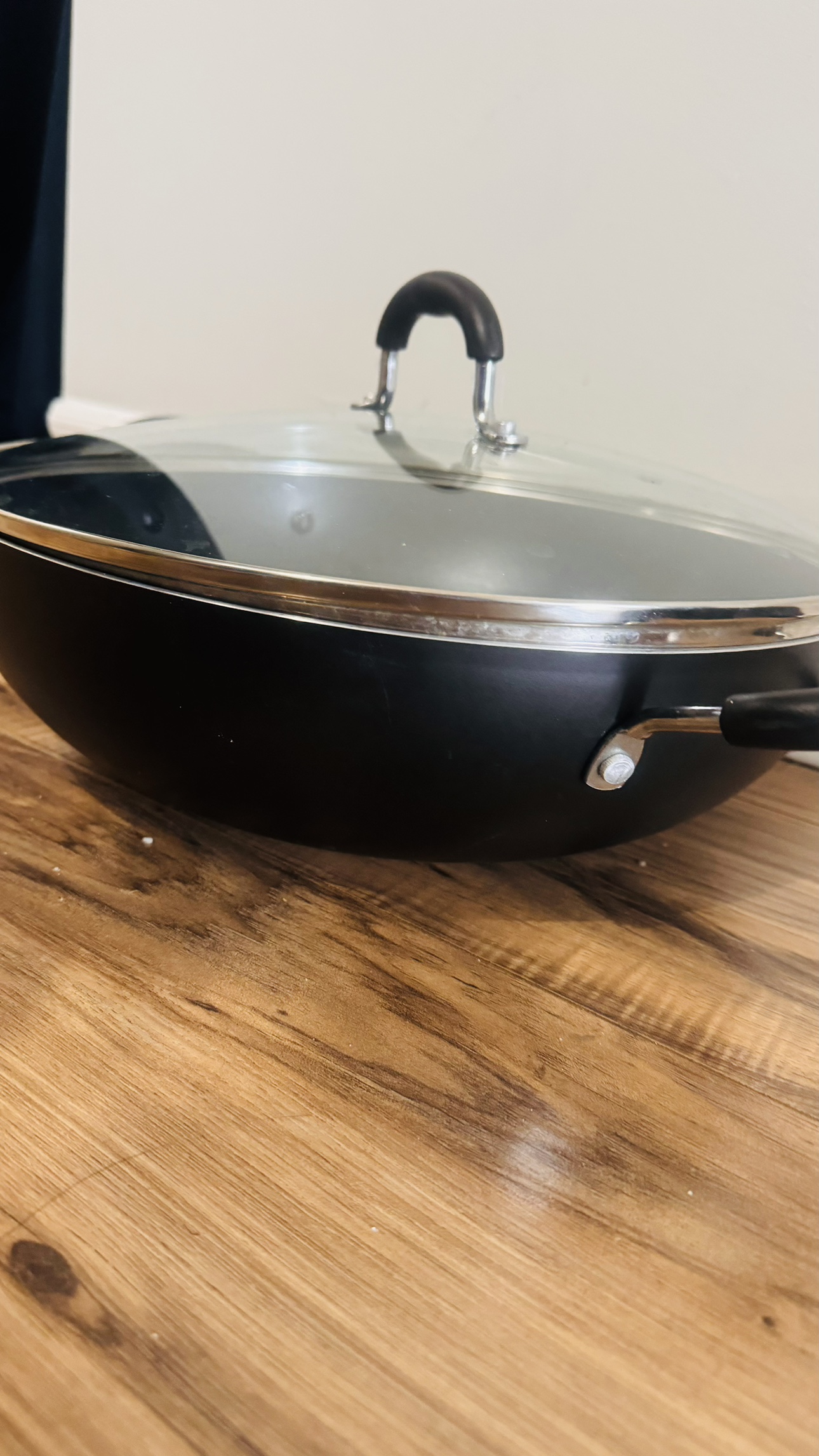 Starfrit Wok 7.5qt / 34cm matt black + lid, Non-stick surface - photo 5