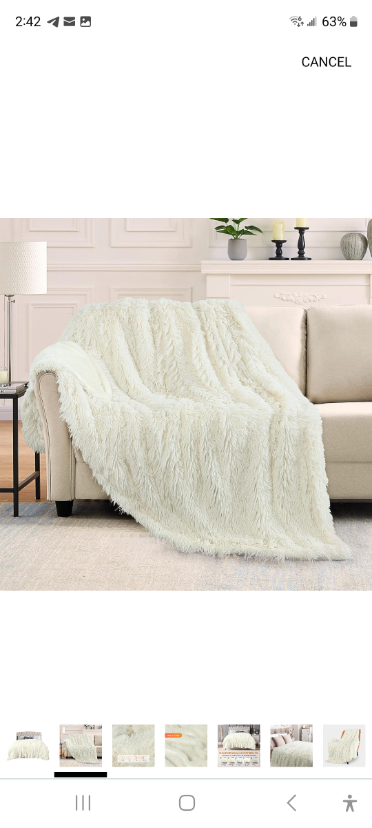 Brand new Extra Soft Faux Fur Blanket Twin size 70"×78". - photo 2