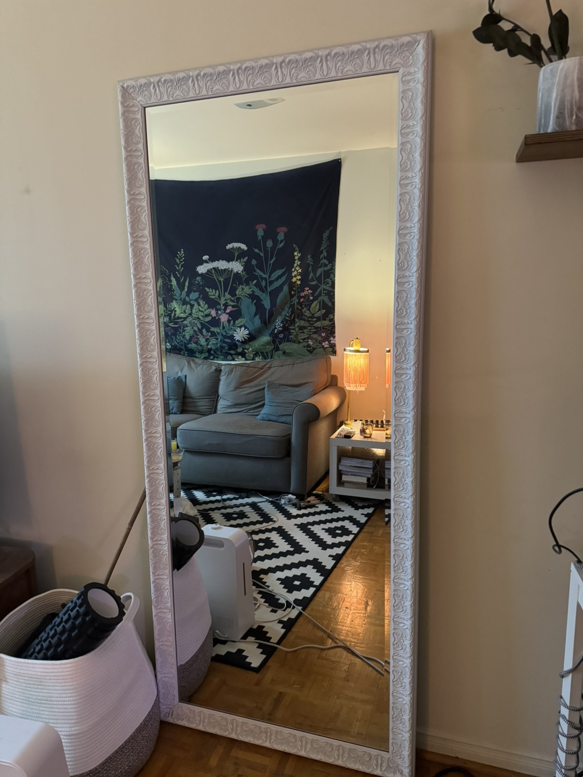 White Full Length Mirror