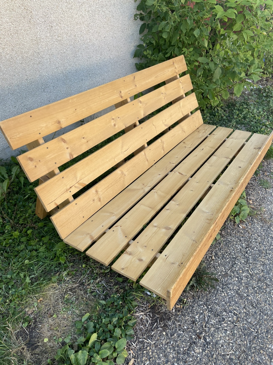 Wooden Couch futon missing