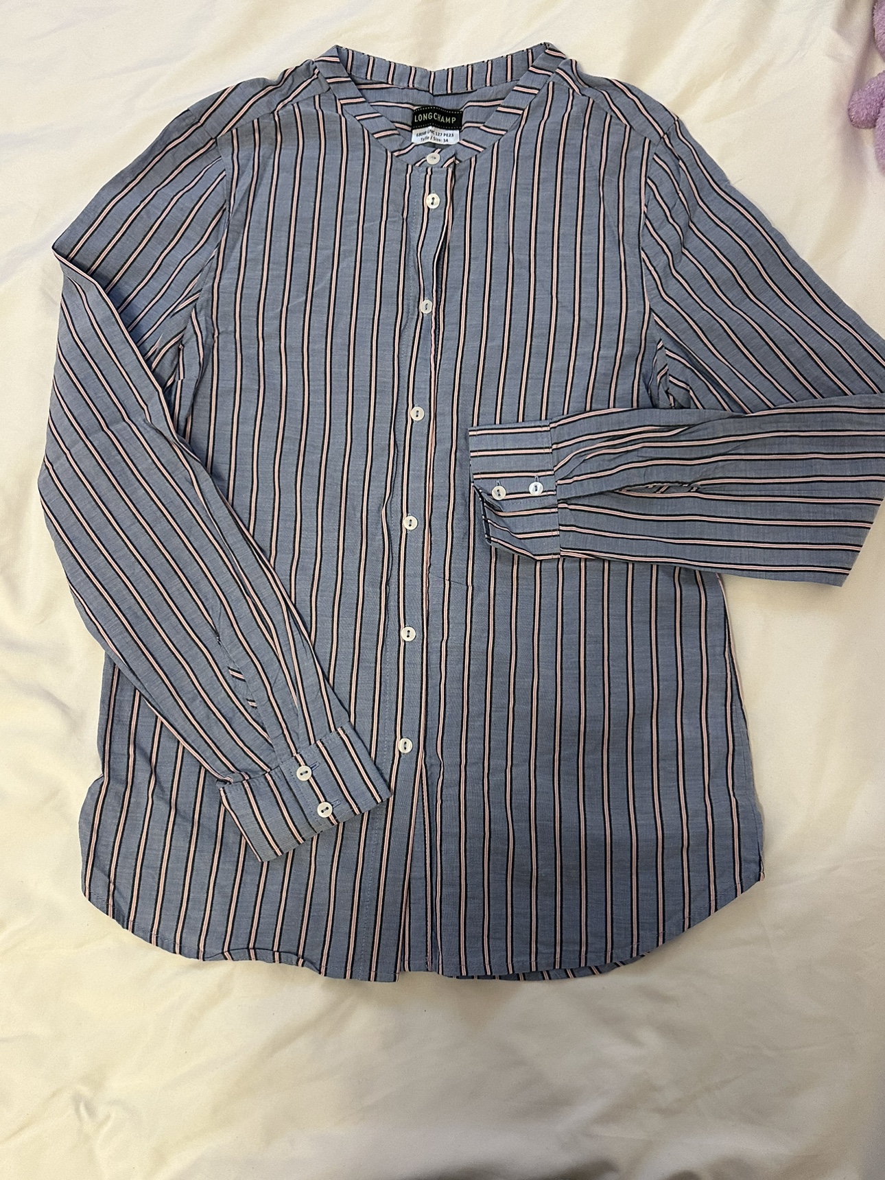 Longchamp Women’s Blue Round Neck Long Sleeve Blouse - photo 2