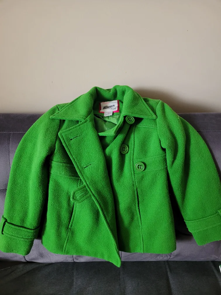 #freecycle Green Peacoat thumbnail