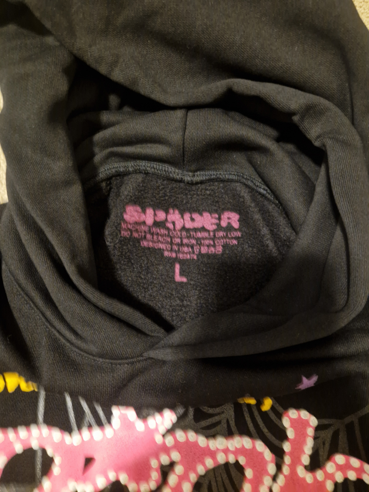 Sp5der hoodie size large - photo 3