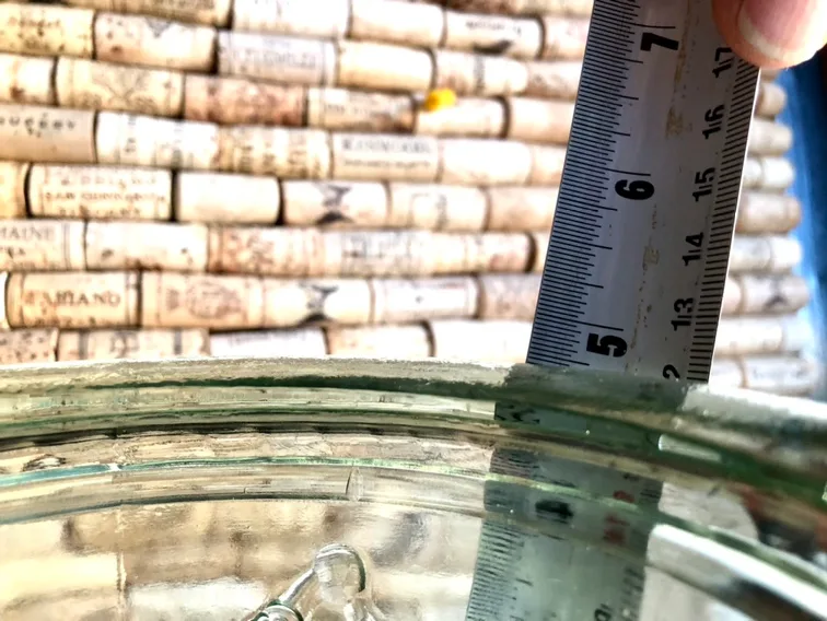 Spanish Recycled Green Glass candle holder /  planter image indicator(7)