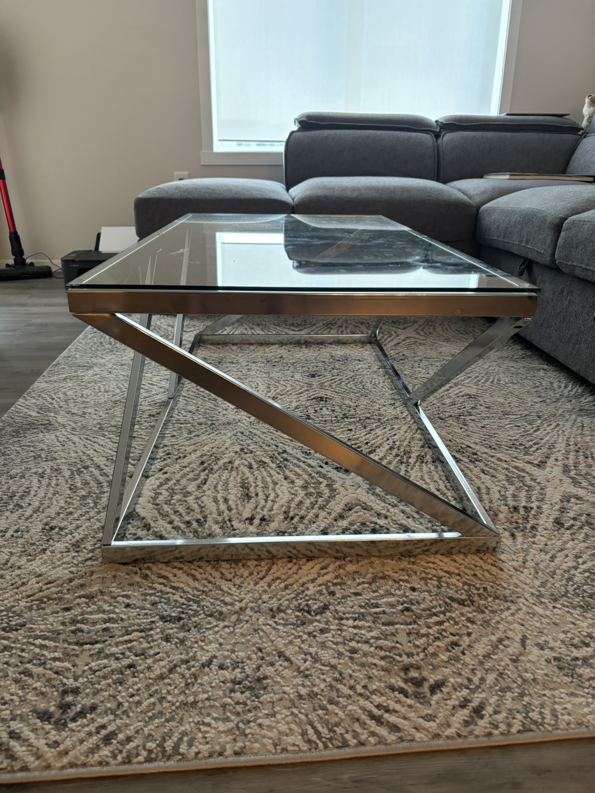 Glass Top Coffee Table - photo 2