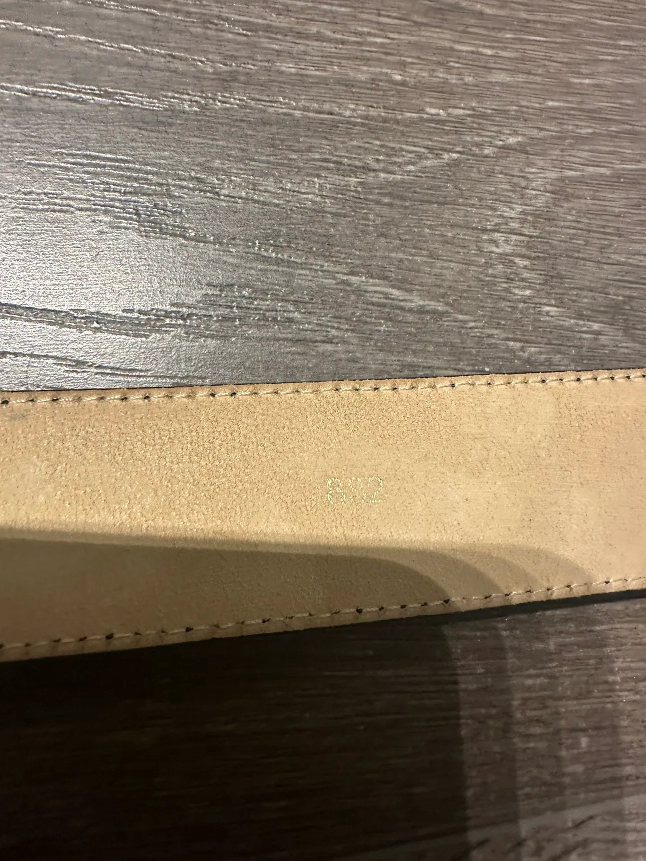 Longchamp Leather Belt navy blue image indicator(7)