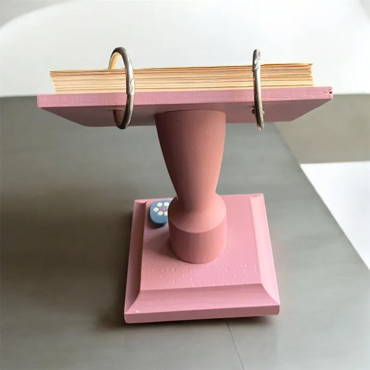 Vintage Pink Wood Country Craft Encouraging Words Pedestal image indicator(2)