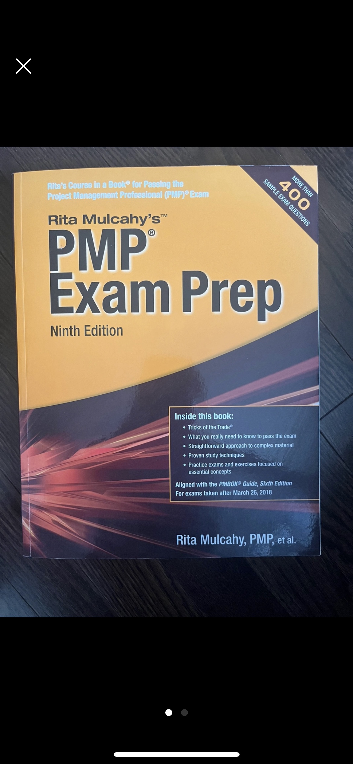 Rita Mulcahy's PMP Exam Prep, Ninth Edition