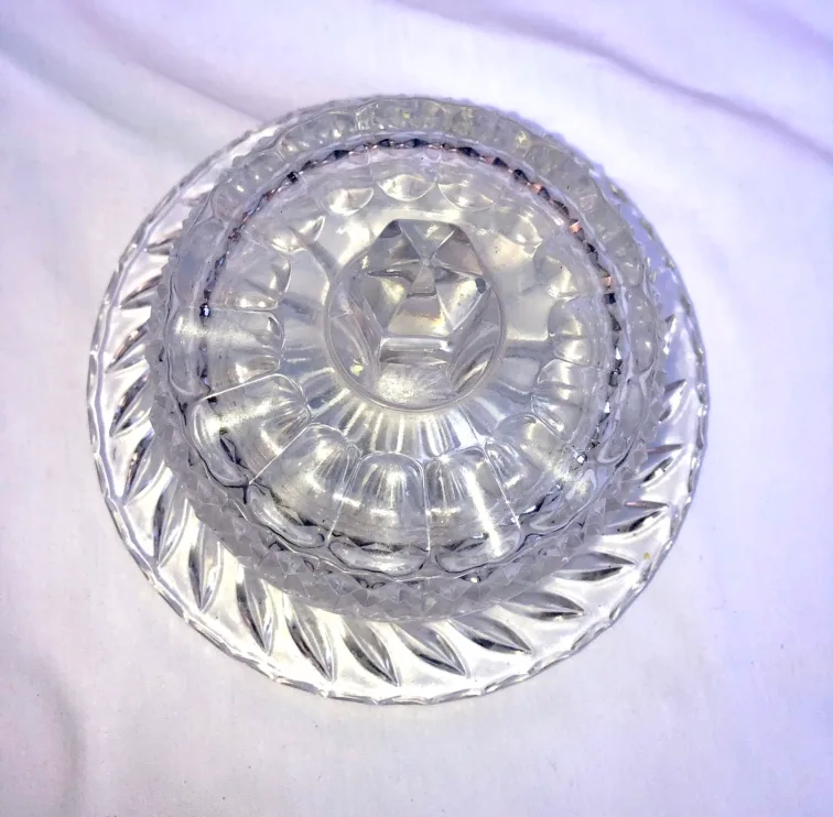 Crystal Round Butter Dish image indicator(3)