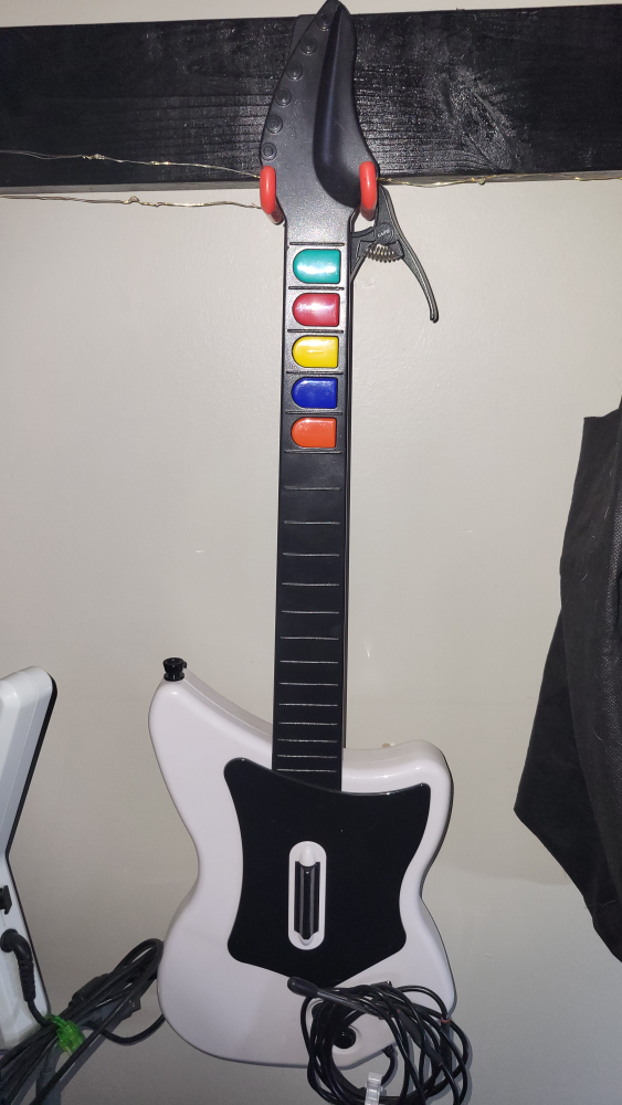 LEFT HANDED USB MODDED Guitar Hero Guitar
