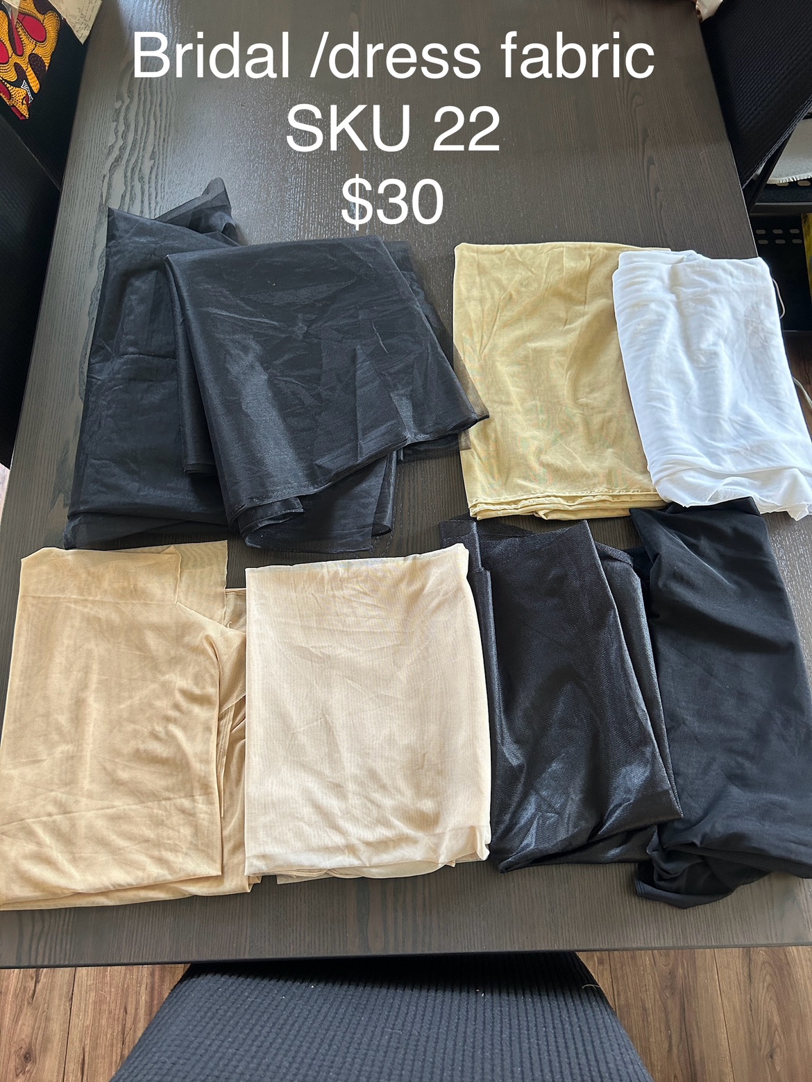 Bridal fabric bundle