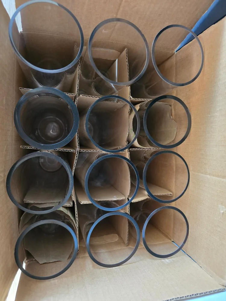 Centrepiece Clear Vases 16" & 18" available image indicator(5)