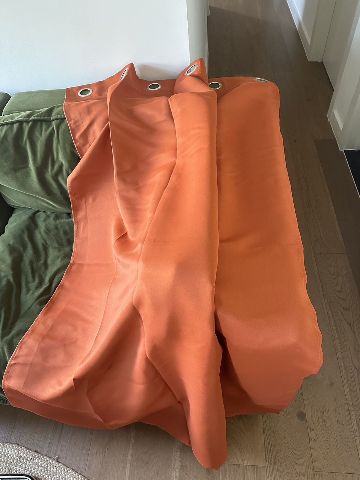 Orange  Blackout Curtain 1 panel - photo 2