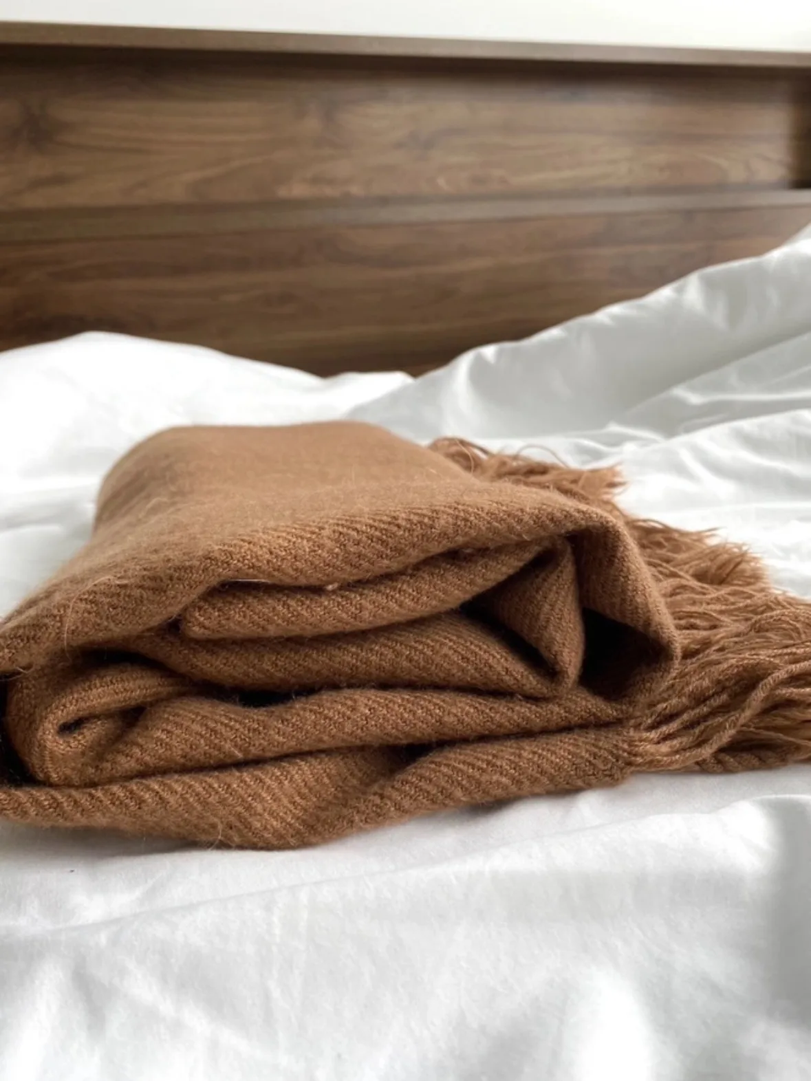 Vero Moda Brown Fringe Scarf  #freecycle thumbnail