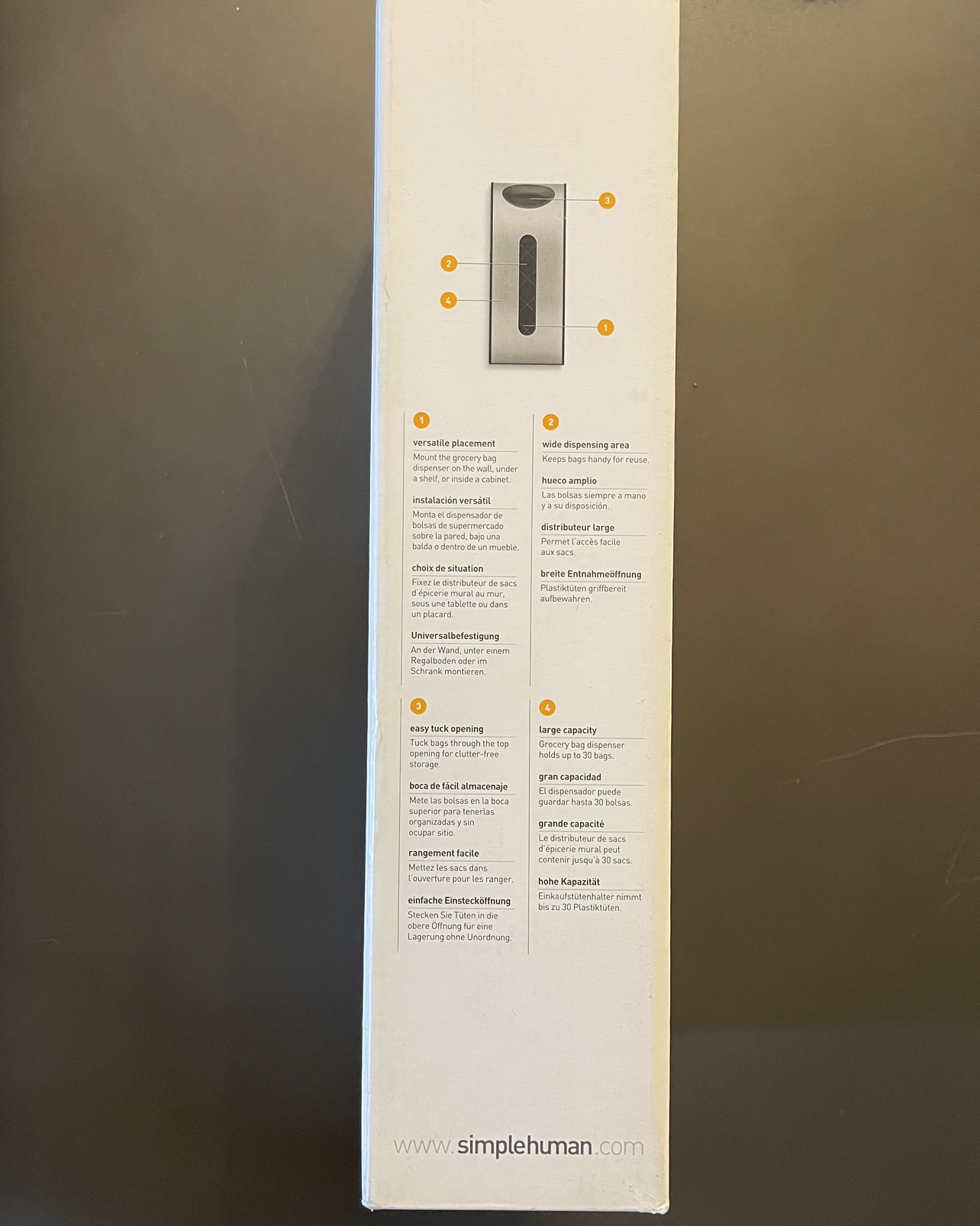 Simplehuman Plastic Bag Dispenser - photo 4