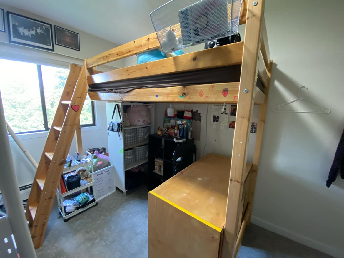 GUC Wooden Loft Bed frame - photo 2