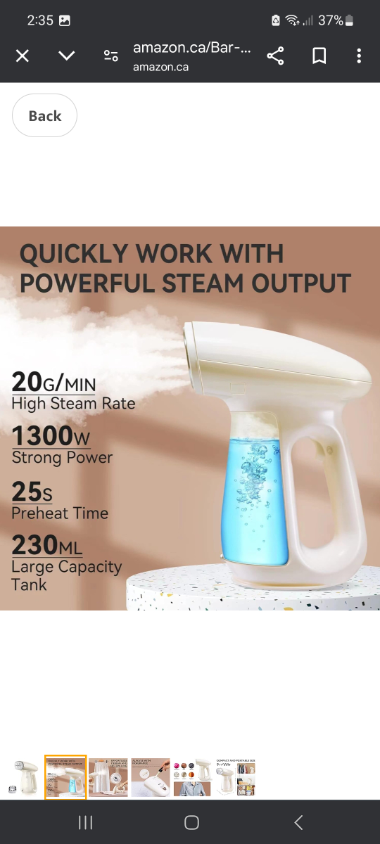 Brand New Garment Steamer Liquidation sale - photo 3