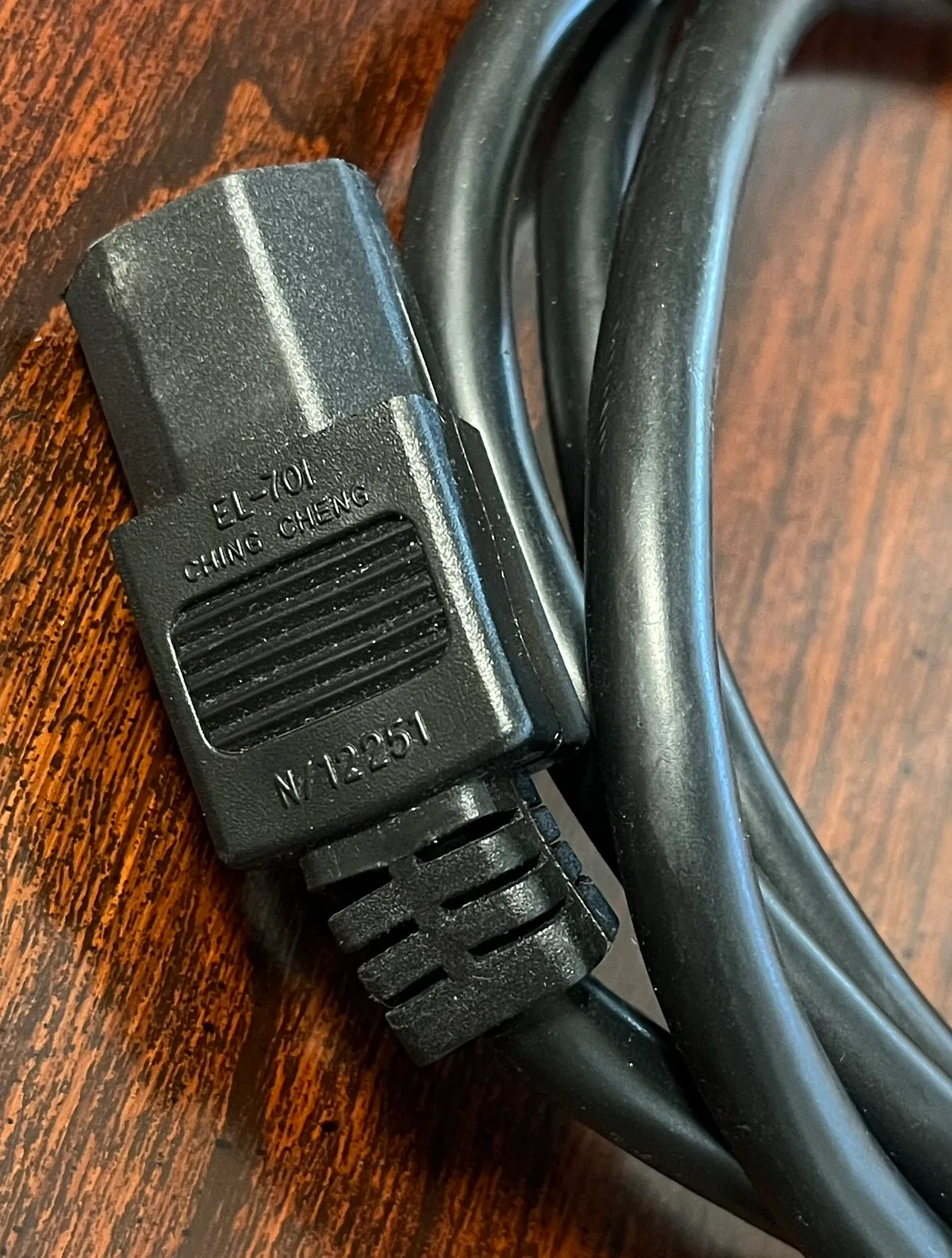 Ching Cheng EL-701 Black Power Cord image indicator(5)