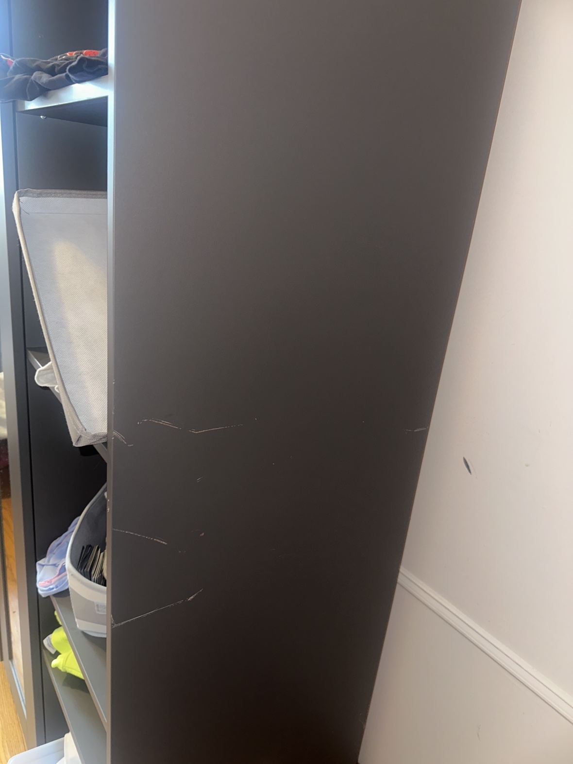 Gray Closet With Mirror - photo 4